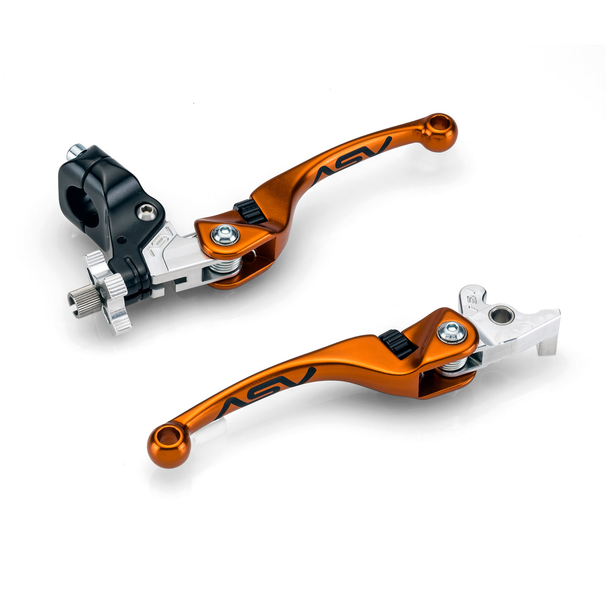 ASV F4 Series ATV Clutch and Brake Lever Pair Pack w/ Perch (For Yamaha) # BCF4A106YSX