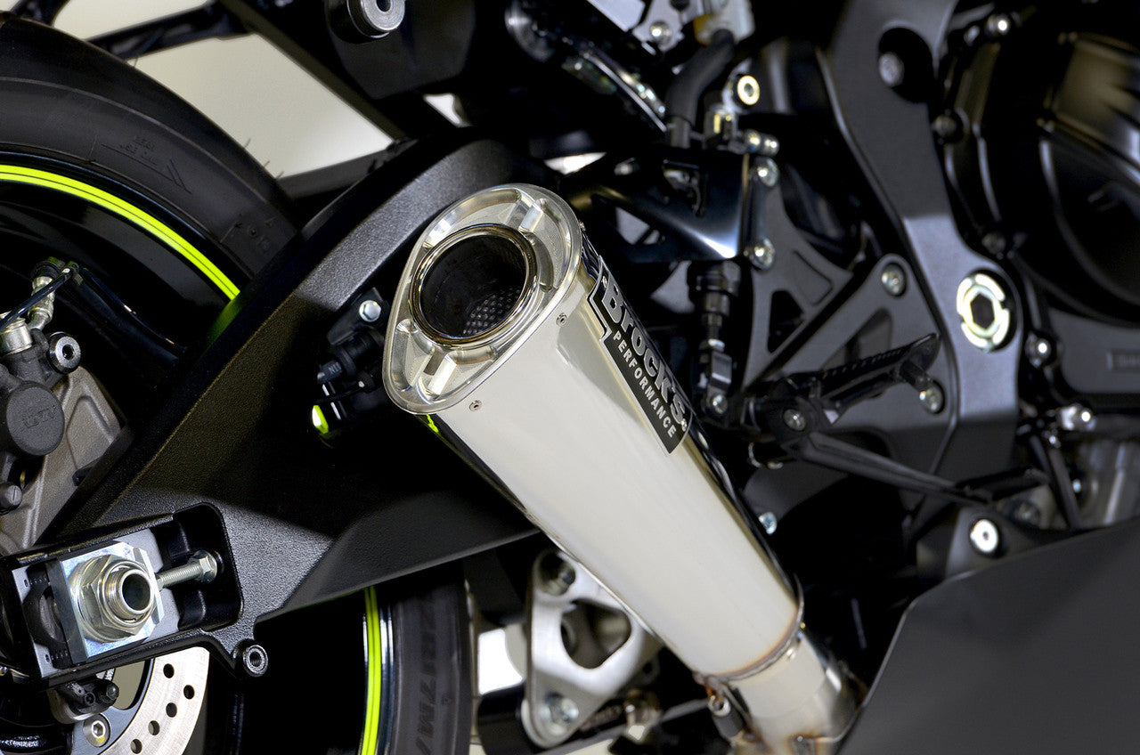 Brock's Performance Alien Head 2 Full System 14" Muffler GSX-R1000/R (17-25)