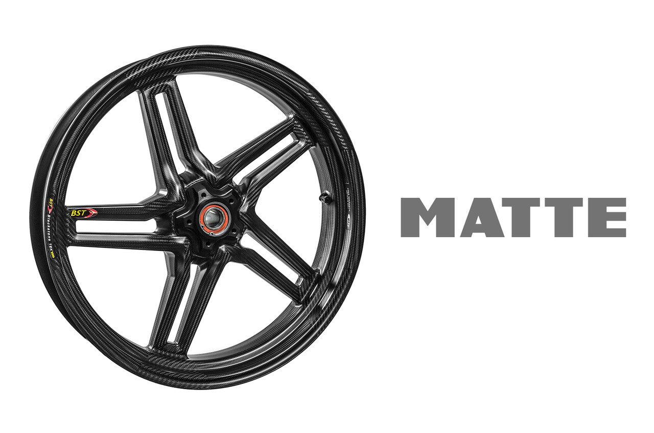 Brock's Performance BST Rapid TEK 17 x 3.5 Front Wheel - MATTE - Ducati 1098 / 1198 / 848 / S-Fighter / SuperSport 939 / Hypermotard 950/SP (19-24)