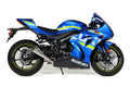 Brock's Performance Alien Head 2 Full System 14" Muffler GSX-R1000/R (17-25)