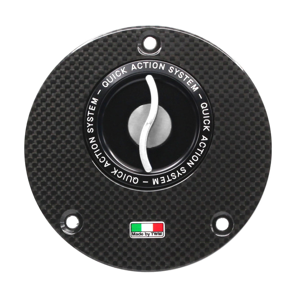 TWM Quick Action Carbon Gas Cap For Yamaha - Yamaha FZ1/FZ6