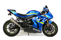 Brock's Performance Predator Full System - Stainless Front Section w/ Titanium Muffler GSX-R1000/R (17-25)