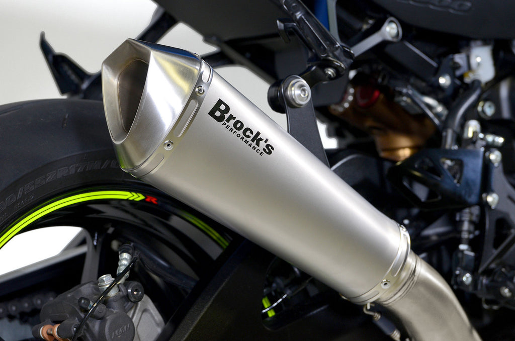 Brock's Performance Predator Full System - Stainless Front Section w/ Titanium Muffler GSX-R1000/R (17-25)