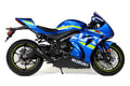 Brock's Performance Alien Head 2 Full System Black 14" Muffler GSX-R1000/R (17-25)