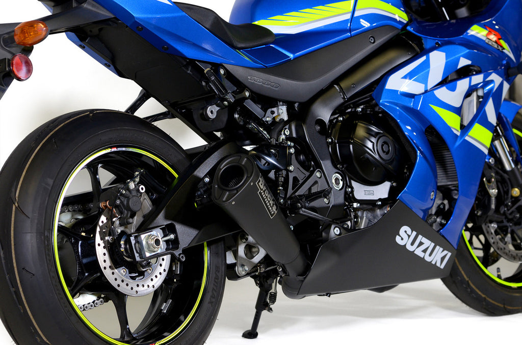 Brock's Performance Alien Head 2 Full System Black 14" Muffler GSX-R1000/R (17-25)