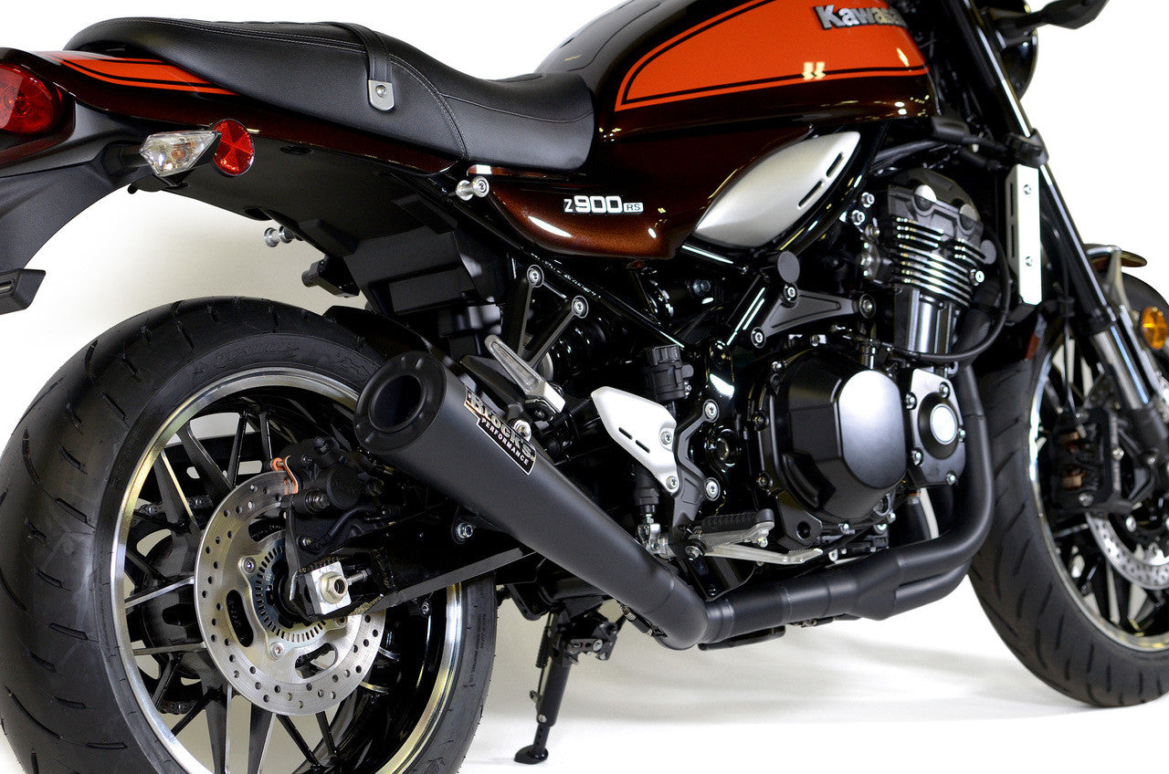 Brock's Performance StreetMeg Full System Black 20" Muffler Kawasaki Z900RS / Cafe (18-25)