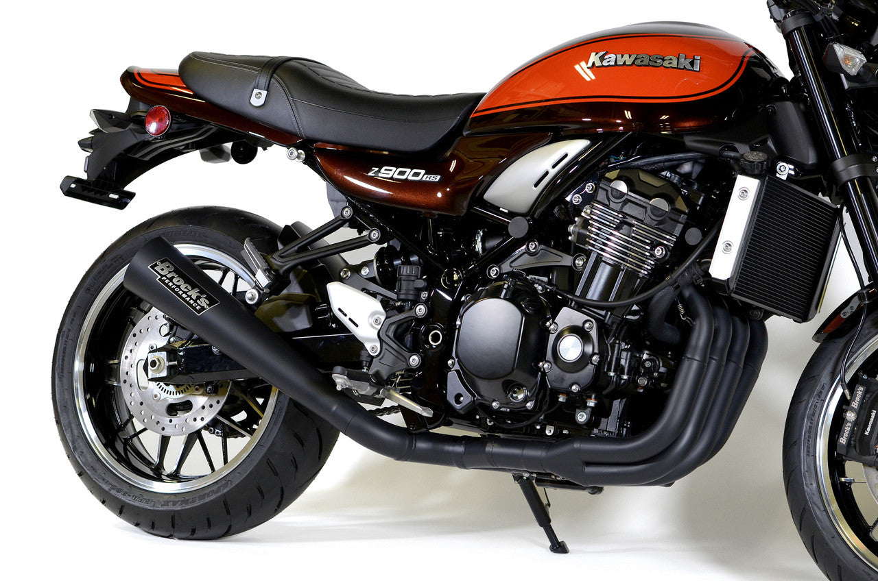 Brock's Performance StreetMeg Full System Black 20" Muffler Kawasaki Z900RS / Cafe (18-25)