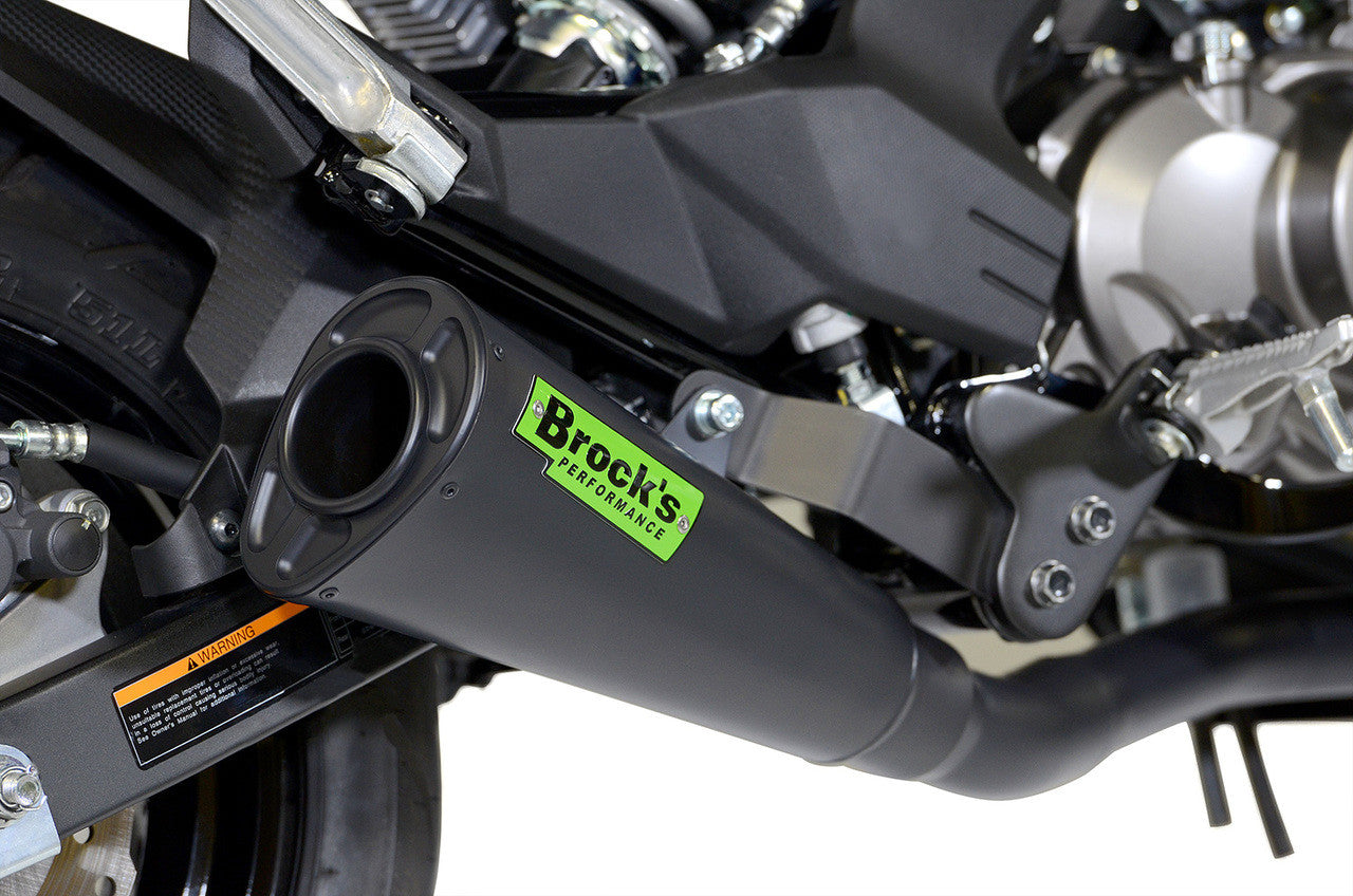 Brock's Performance Alien Head 2 Full System Black Cerakote® 12" Muffler Z125 Pro (17-26)
