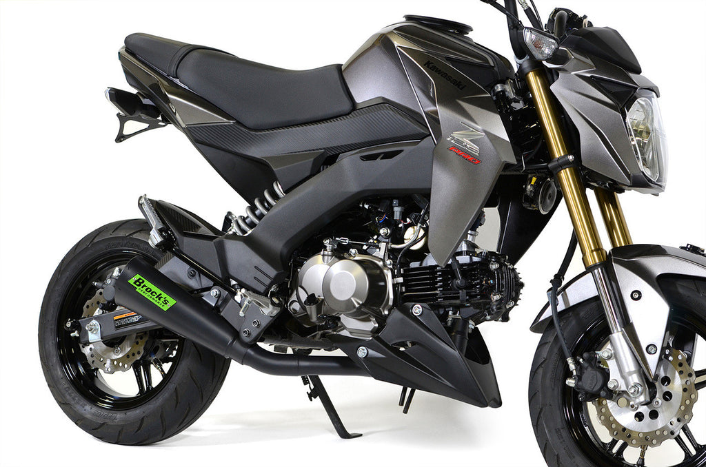 Brock's Performance Alien Head 2 Full System Black Cerakote® 12" Muffler Z125 Pro (17-26)