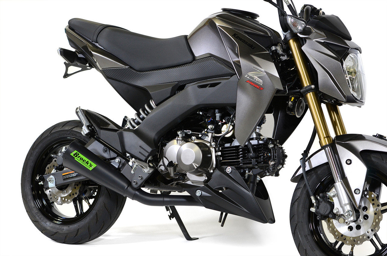 Brock's Performance Alien Head 2 Full System Black Cerakote® 12" Muffler Z125 Pro (17-26)