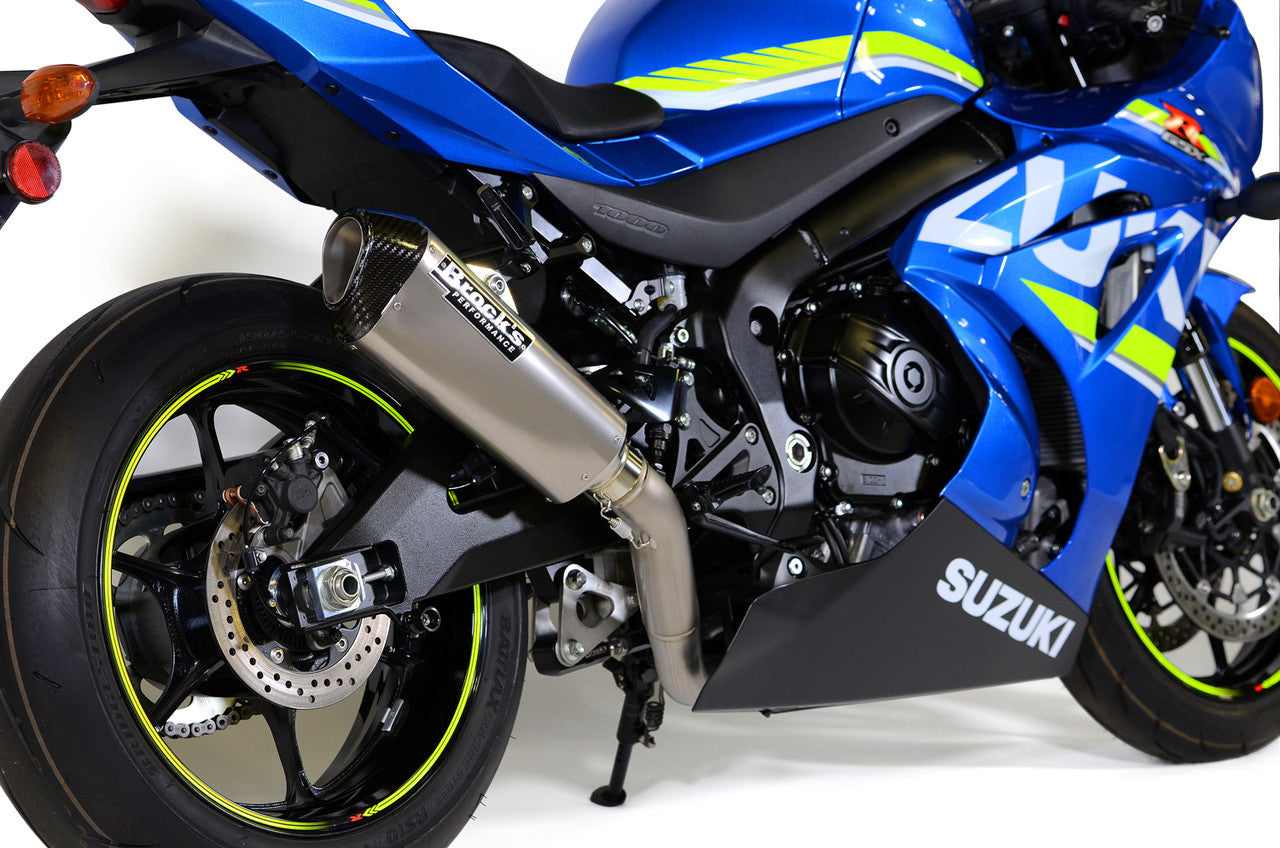 Brock's Performance CT Single Full System w/ 16" Muffler GSX-R1000/R (17-25)