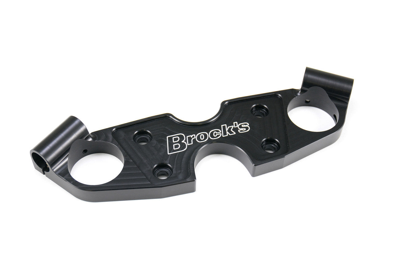 Brock's Performance Billet Triple Tree Clamp Black Hayabusa (99-07)