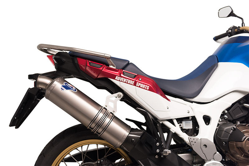 Brock's Performance Termignoni Relevance Stainless Link Pipe w/ Carbon Heat Shield CRF1000L Africa Twin (18-19)