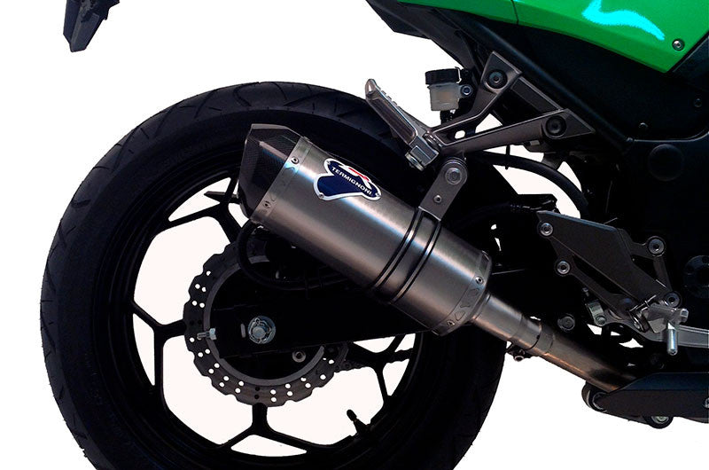 Brock's Performance Termignoni Relevance Stainless/Carbon w/ Carbon End Cap Slip-On Ninja 300 (12-17)