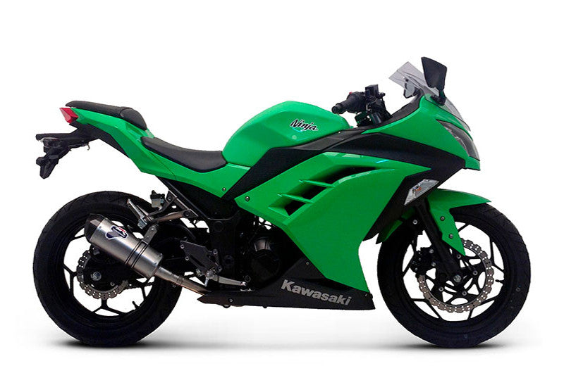 Brock's Performance Termignoni Relevance Stainless/Carbon w/ Carbon End Cap Slip-On Ninja 300 (12-17)
