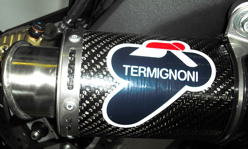 Brock's Performance Termignoni Round Stainless/Carbon Full Race System YZF-R125 (08-13)