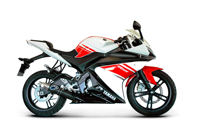 Brock's Performance Termignoni Round Stainless/Carbon Full Race System YZF-R125 (08-13)
