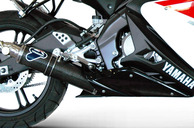 Brock's Performance Termignoni Round Stainless/Carbon Full Race System YZF-R125 (08-13)