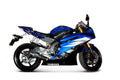 Brock's Performance Termignoni Round Stainless/Carbon GP Style Slip-On YZF-R6 (06-20) (Fits OEM and Y078 Collector)