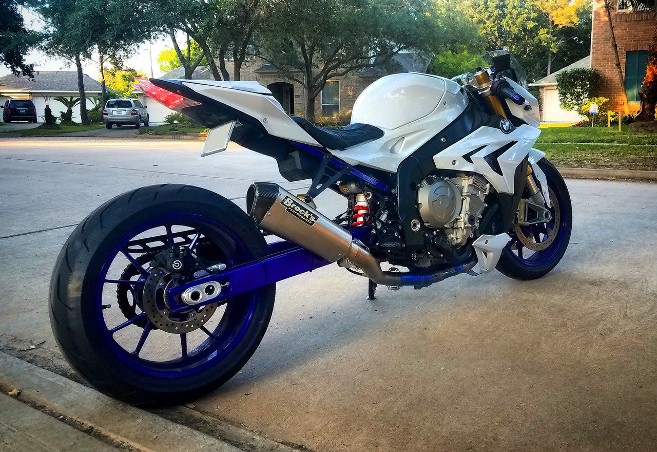 Brock's Performance CT Single Full System w/ 16" Muffler S1000RR (15-19) and S1000R (17-20)
