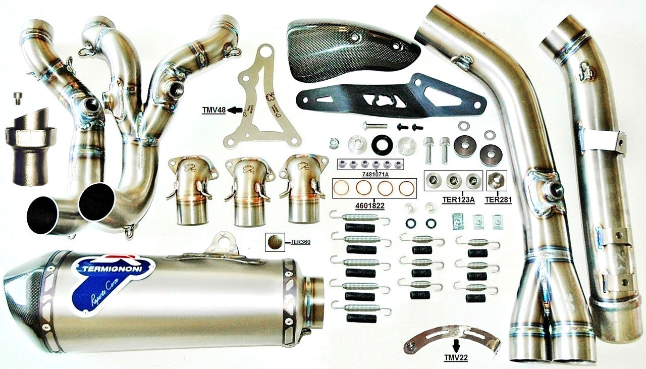 Brock's Performance Termignoni Titanium CuNb Force WSS Official Full Race System F3 (13-16) Reparto Corse Edition