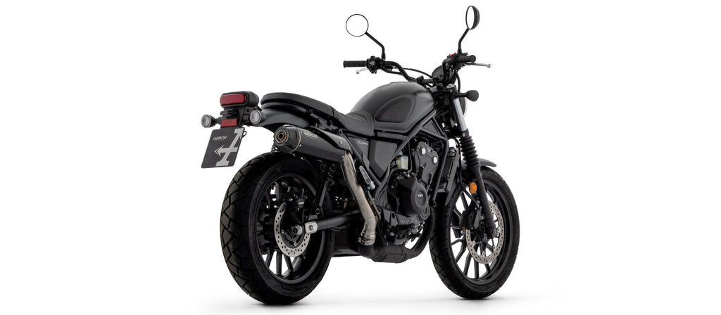 Arrow Rebel Slip On with Carbon Fiber End Cap - Honda SCL500