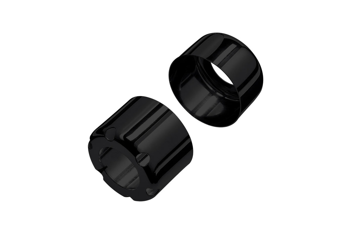 Brock's Performance Bitubo Black Chrome Spring Cover Kit for Bitubo WMB and WME (Kit Includes 2 Upper and 2 Lower)