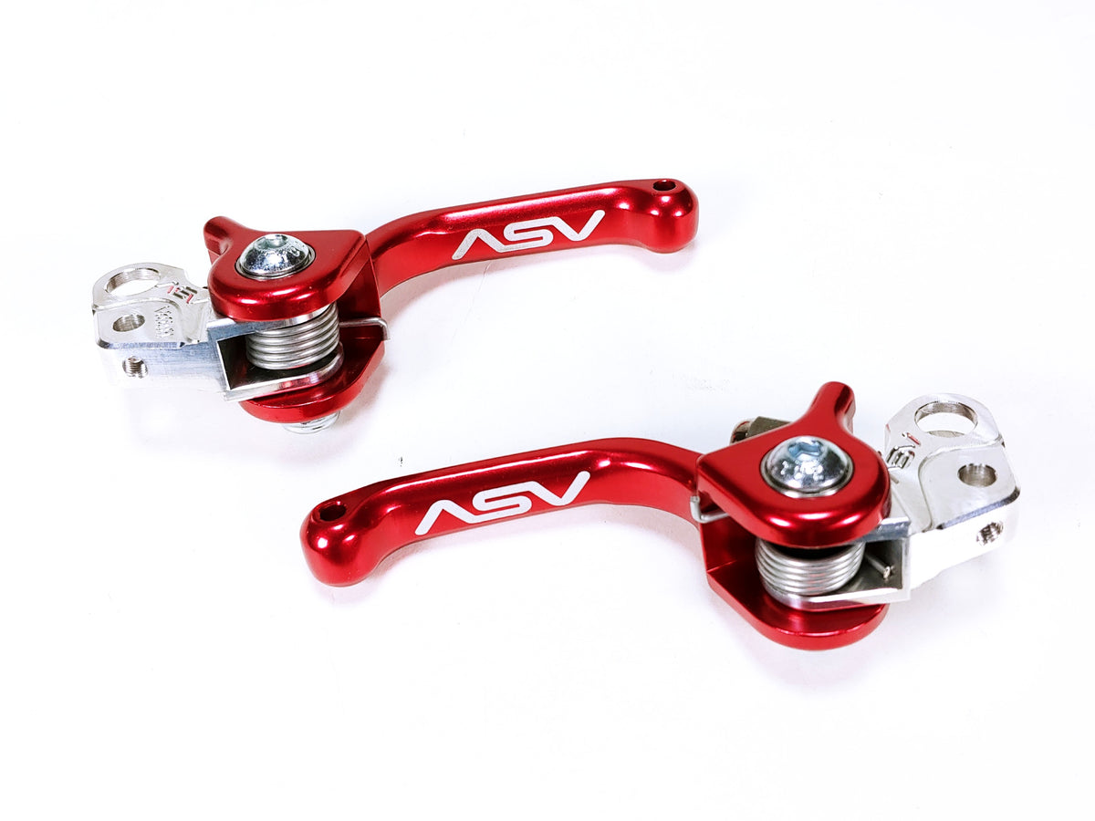 ASV F3-Mini Unbreakable Front and Rear Brake Levers for Yamaha PW50 # RFF32222