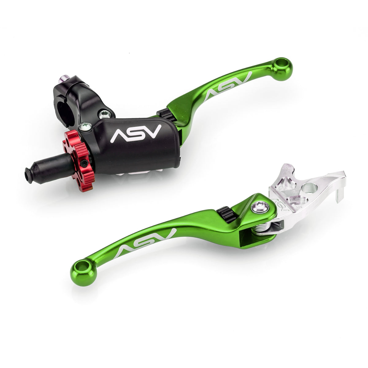 ASV F4 PRO ATV Clutch and Brake Lever Pair Pack w/ Perch (For Yamaha) # BCF4A106YPX