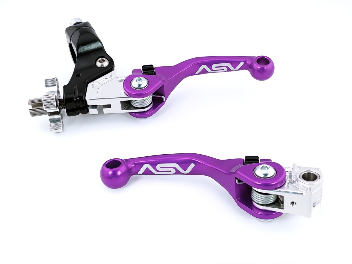 ASV F4 Series ATV Clutch and Brake Lever Pair Pack w/ Perch # BCF4A506SX
