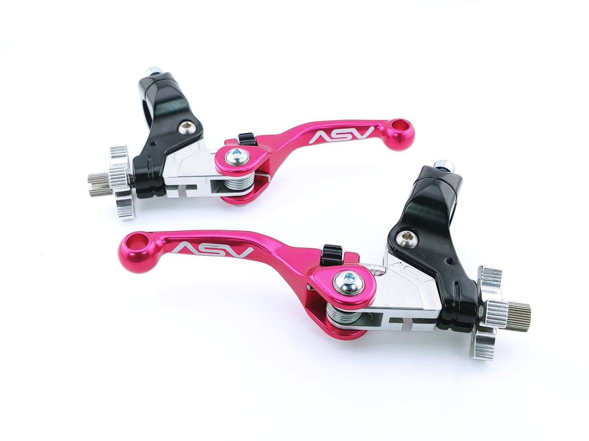 ASV F4 Series Dirt Cable Brake and Clutch Lever Pair Pack w/ Perch # BCF40506SX