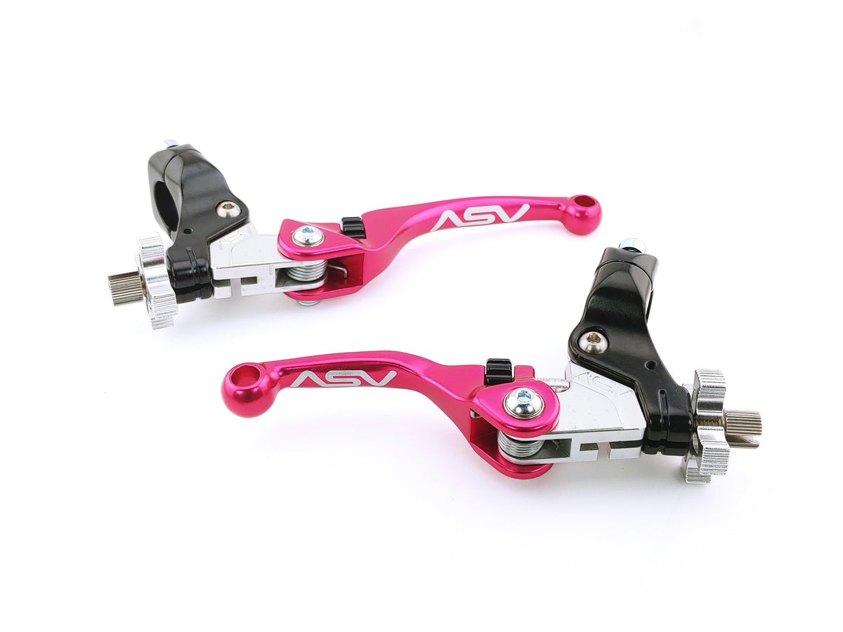 ASV F4 Series Cable Brake and Clutch Lever Pair Pack w/ Perch (For Yamaha) # BCF40506YSX