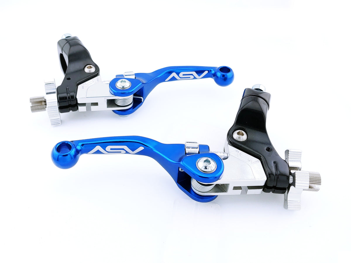ASV F4 Series Cable Brake and Clutch Lever Pair Pack w/ Perch (For Yamaha) # BCF40506YSX