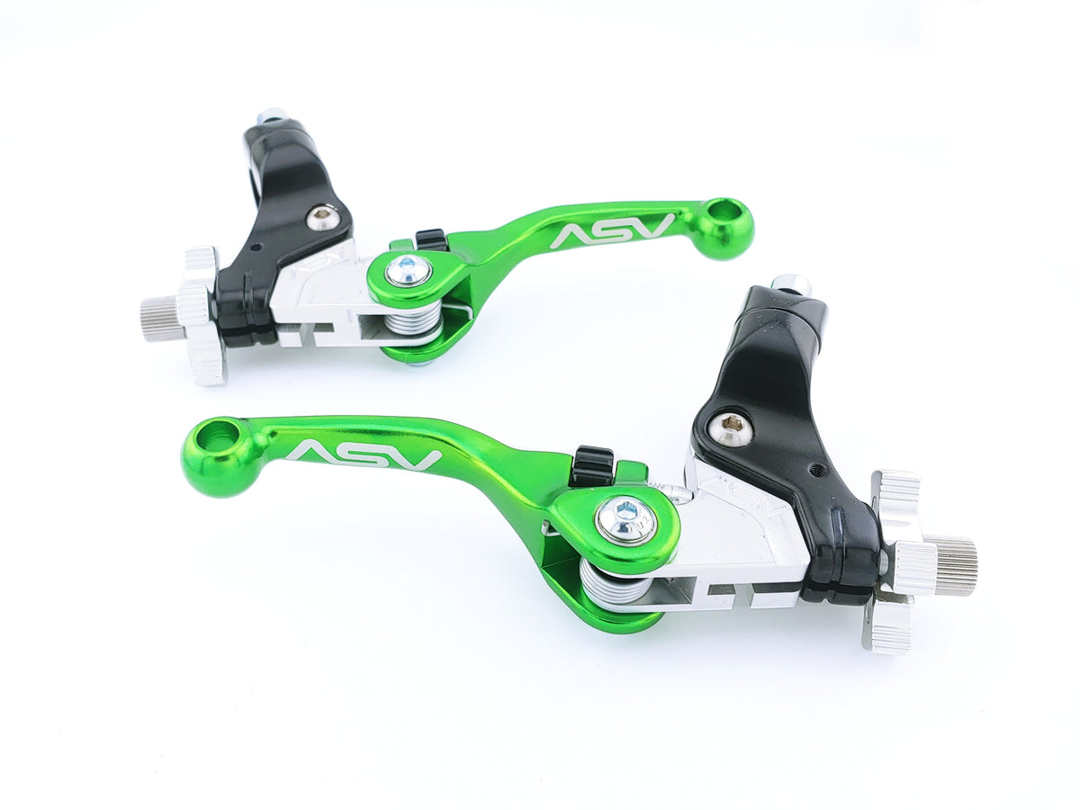 ASV F4 Series Cable Brake and Clutch Lever Pair Pack w/ Perch (For Yamaha) # BCF40506YSX