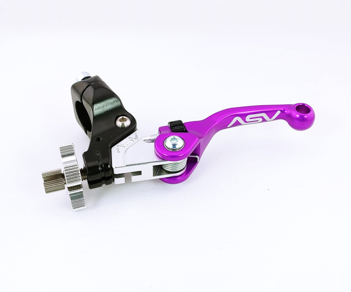 ASV F4 Series Off-Road Clutch Lever w/ Hot Start Perch (For Yamaha) # CDF406YSH