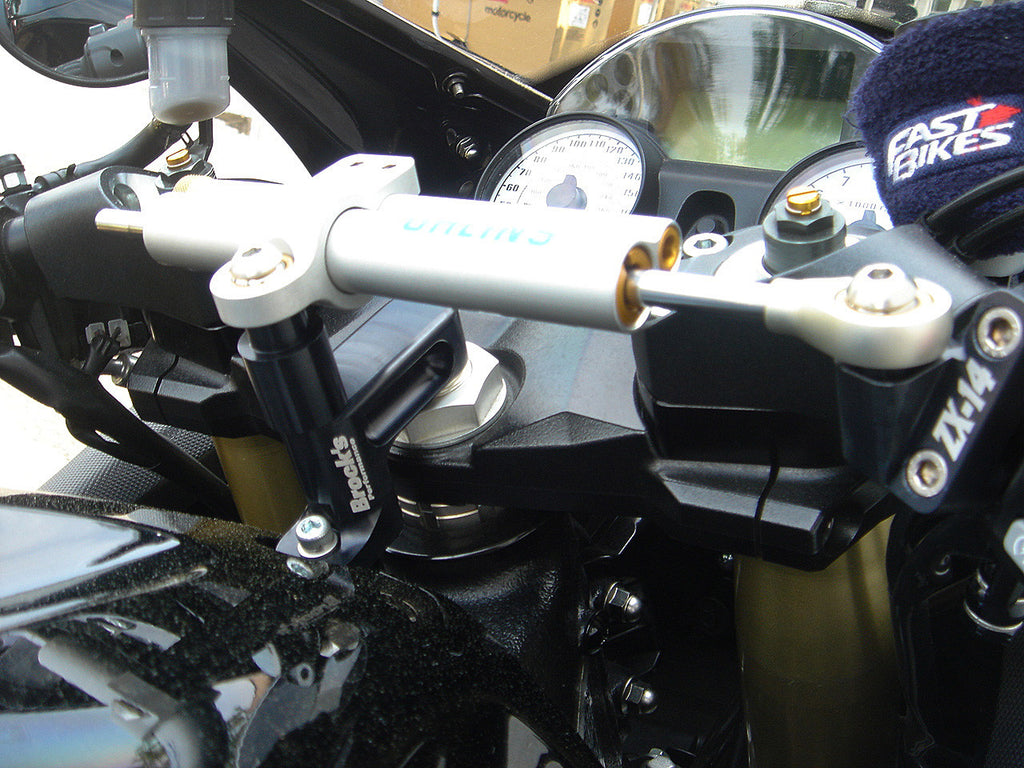 Brock's Performance Heli Bar Riser Spacer Use with Steering Damper ZX-14R (06-25)