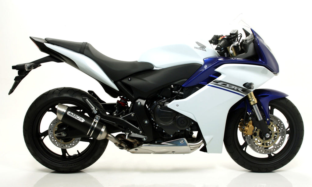 Arrow Street Thunder Aluminium "Dark" Slip On - Honda CB600F 599