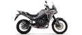 Arrow Indy Race Aluminium "Dark" Slip On with Carbon End Cap - Honda XL750 Transalp