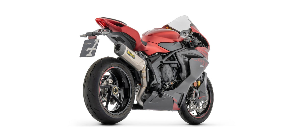 Arrow Indy Race EVO Full Titanium Slip On with Carbon End Cap - MV Agusta F3/F3 800