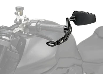 Puig Clutch Lever Protector with Rearview Mirror Pro - Universal Bar End Brake or Clutch Lever