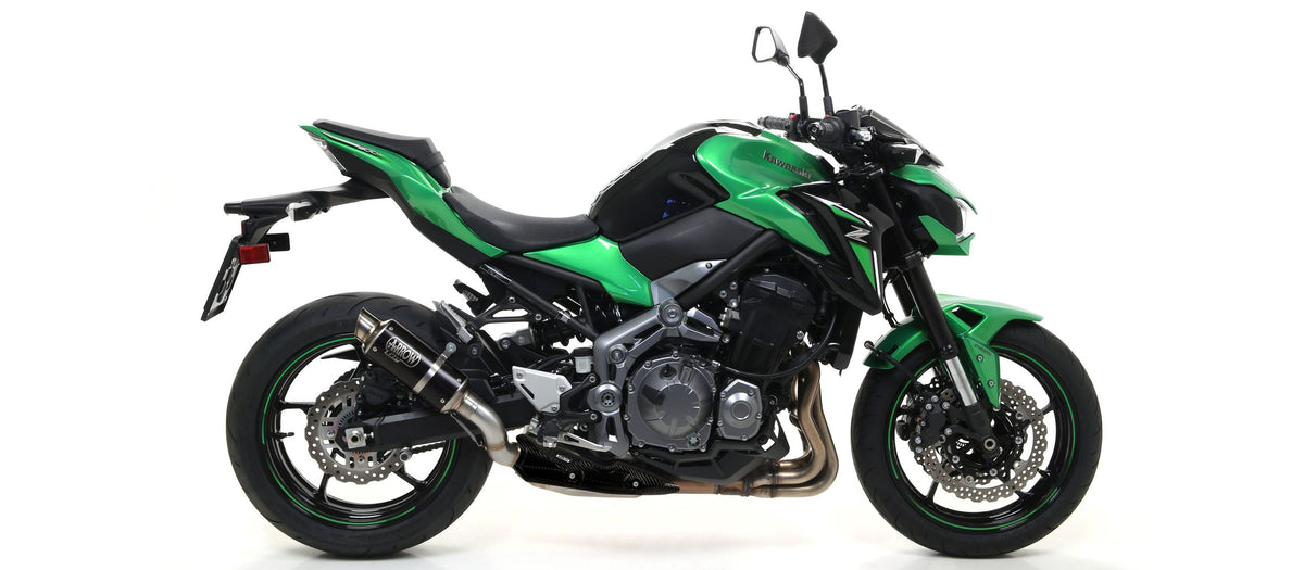 Arrow GP2 "Dark" Slip Ons Kit - Kawasaki Z900