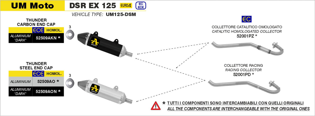 Arrow Catalytic Homologated Header