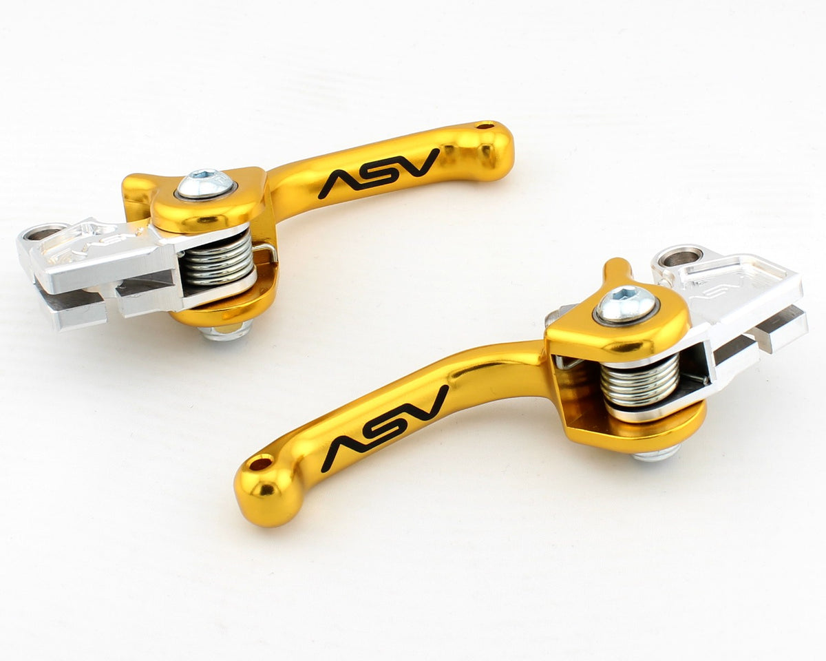 ASV F3-Mini Unbreakable Front and Rear Brake Levers for Yamaha PW50 # RFF32222
