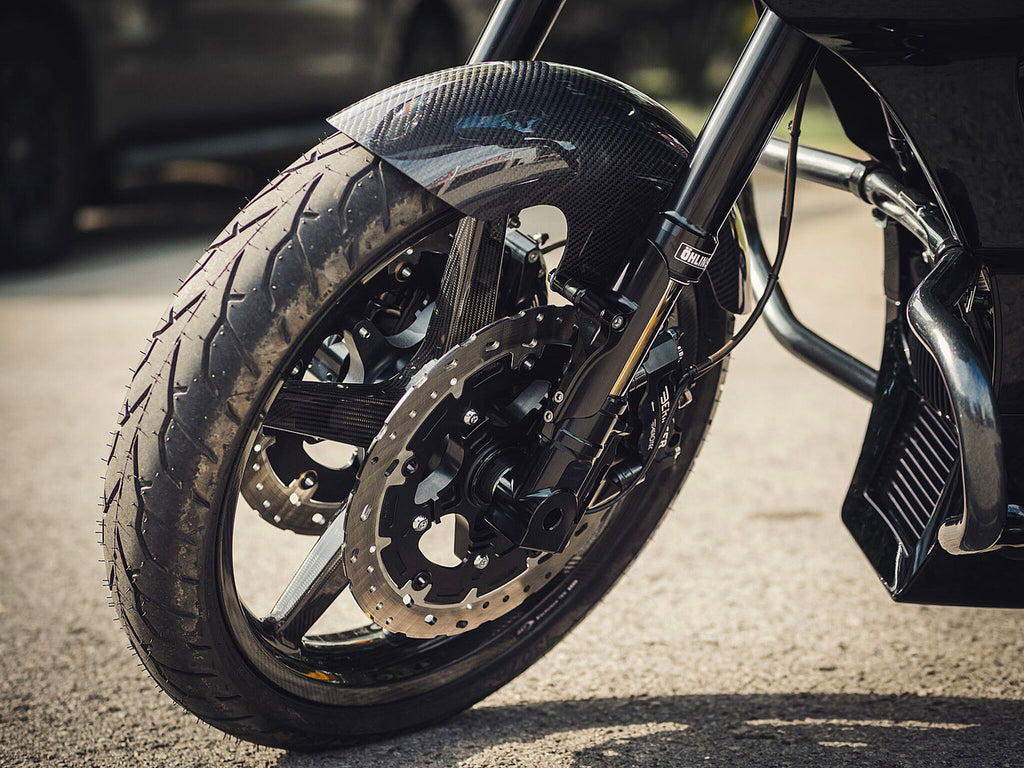 Brock's Performance BST Twin TEK 19 x 3.5 Front Wheel for Spoke Mounted Rotor - Harley-Davidson Touring Models (14-23)