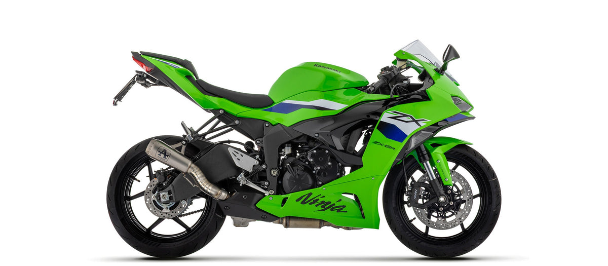 Arrow Titanium Pro-Race Slip On with Titanium Link Pipe - Kawasaki ZX636 Ninja ZX-6R/ZX636 Ninja ZX-6R ABS