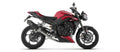 Arrow Homologated Full System with Veloce Aluminium "Dark" Slip On - Triumph Street Triple/Street Triple RS