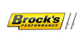 Brock's Performance Logo Plate 5.5in Yellow w/ Black Letters (Includes Rivets)