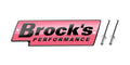 Brock's Performance Logo Plate 5.5in Pink w/ Black Letters (Includes Rivets)