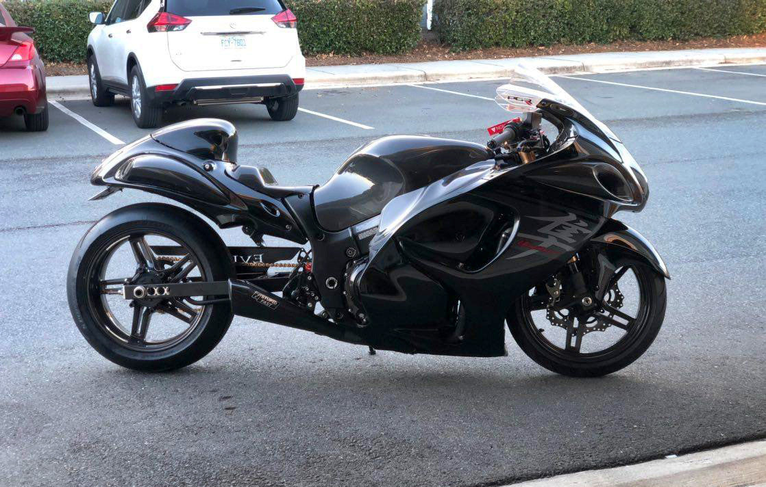 Brock's Performance Penta-Carbon Full System 15" Muffler (Black) Suzuki Hayabusa (99-26)