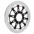 Brock's Performance Brembo Groove Front Brake Rotor for Harley-Davidson XL/XR (00-13), Dyna (00-05), Softail (00-14), and Touring (00-07)